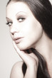 beautiful woman with perfect skin