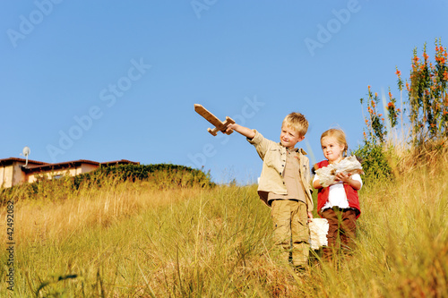 Photo: children playing explorer children playing explorer
