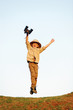 jumping boy