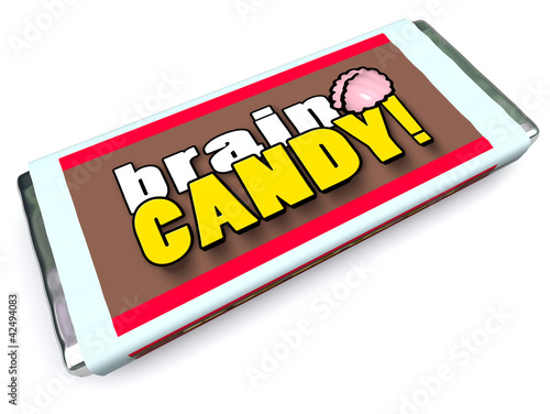Illustration: Brain Candy Chocolate Bar Wrapper Stimulate Ideas Brain Candy Chocolate Bar Wrapper Stimulate Ideas