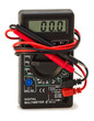 Electric multimert with black and red probes