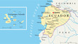 Ecuador and Galapagos Islands - Map