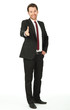 business man gibt hand