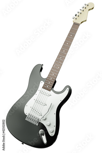Illustration: Black guitar Black guitar