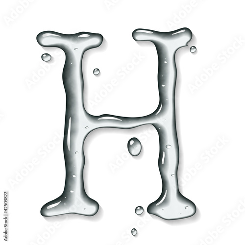 Illustration: Water letter Water letter