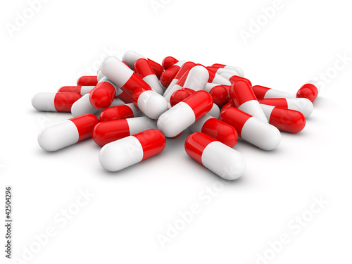 Illustration: pills 3d render illustration pills 3d render illustration