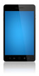 Smart Phone With Blue Screen Isolated