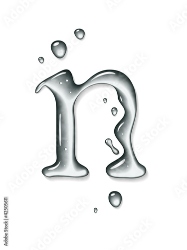 Illustration: Water letter Water letter