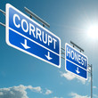 Corrupt or honest.