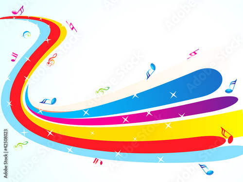 Vector: abstract colorful musical background abstract colorful musical background