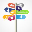 Vector: Vector symbol social media. Vector symbol social media.