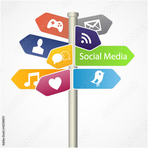 Vector: Vector symbol social media. Vector symbol social media.