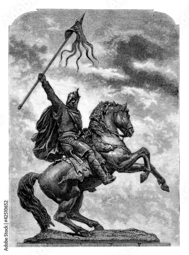 Illustration: Equestrian Conqueror - 11th century Equestrian Conqueror - 11th century