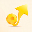 Vector: golden ball golden ball