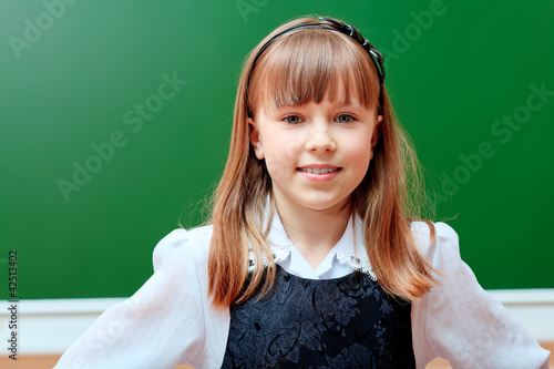 Photo: girl in classroom girl in classroom