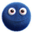 blue cute monster