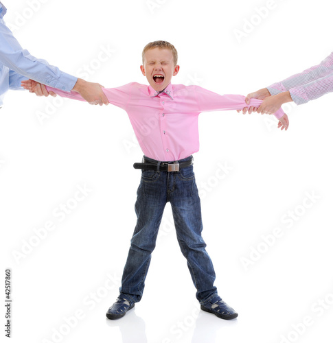 Foto: Parents share child. Parents share child.