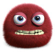 red hairy ball
