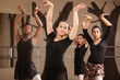 Ballet Students Practicing