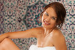 Frau im Wellness Dampfbad oder Spa