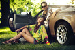 couple relaxing