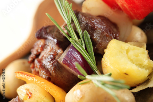 Foto: Beef shish kebab Beef shish kebab