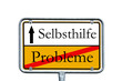 Schild Probleme / Ortsschild