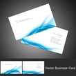 abstract colorful business card set vector