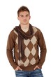 Foto: Trendy young man posing in scarf Trendy young man posing in scarf