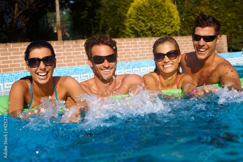 Photo: Summer fun in swimming pool Summer fun in swimming pool