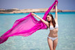 Photo: A woman in the sea A woman in the sea