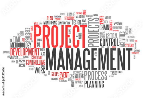 Illustration: Word Cloud "Project Management" Word Cloud "Project Management"