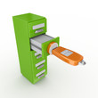 Database concept.