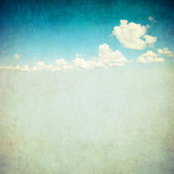 retro image of cloudy sky - Fine Art prints