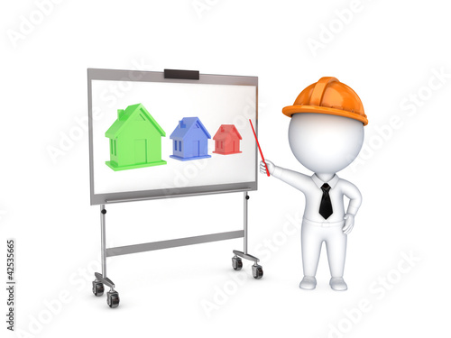 Illustration: Investments to real estate concept. Investments to real estate concept.