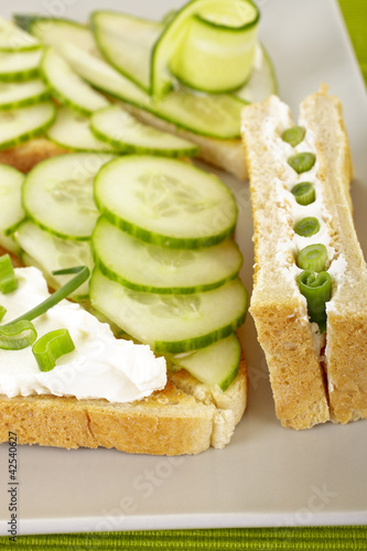 Foto: Häppchen mit Gurke Häppchen mit Gurke