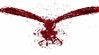 Video: Blood against white, Alpha Blood against white, Alpha