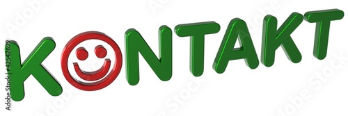 Illustration: 3D Smiley - KONTAKT 3D Smiley - KONTAKT