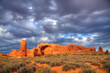Scenic view at Arches National Park, Utah, USA