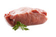 carne roja aislada