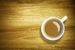 above coffee cup