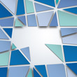 Messy Abstract Blue Background # Vector