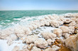 Foto: Salt accumulation on the Dead Sea shore Salt accumulation on the Dead Sea shore