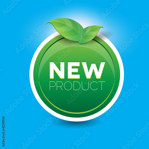 Vector: New product nature button New product nature button