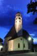 Kirche in Deutschnofen zur Blauen Stunde