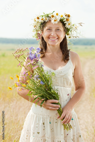 Photo: happy mature woman happy mature woman