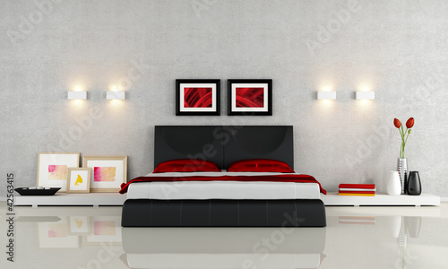 Ilustração : Modern bedroom Modern bedroom