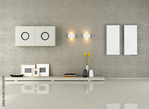 Illustration: minimalist living room minimalist living room
