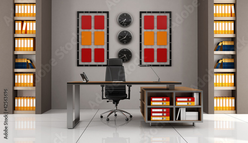 Illustration: contemporary office contemporary office