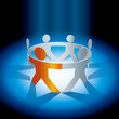 Vector: People Chain People Chain